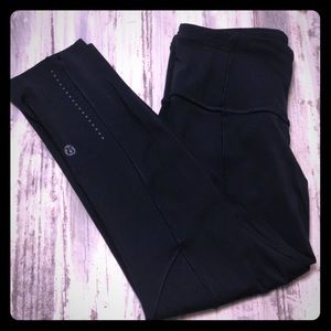 Lululemon Navy Crop 3/4 Leggings